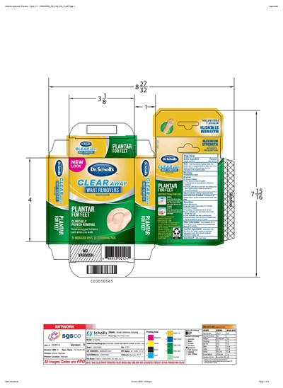 Clear Away Plantar Wart Remover 24ct - Clear Away Plantar Wart Remover 24ct C00010565